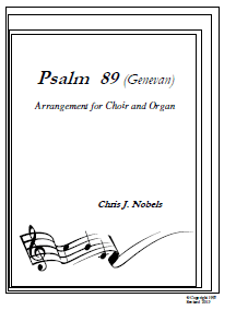 Genevan Psalm 89 for Choir and Organ